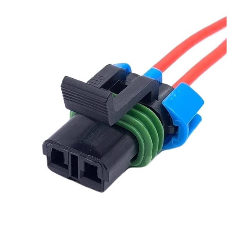 2Pin 15300027 Sensor Lüfterstecker Auto Wasserdichter elektronischer Steckverbinder Kabelbaum 15300002 DOQIRWO(2 Pin Female,20 Pcs) von DOQIRWO