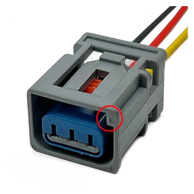 3 Pin Zündspule Hochspannungsstecker Kabelbaum Auto Wasserdichter Stecker mit Kabel 1W7T-14A464-MA DOQIRWO(3Pin Female A,1 Pc) von DOQIRWO