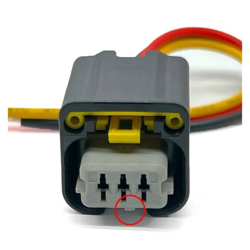 TE 3 Pin FCI Auto Kurbelwellensensor Stecker Kabelbaum Wasserdichter elektronischer Stecker 1801179-1 1801179 DOQIRWO(Gr�,1 Pc) von DOQIRWO