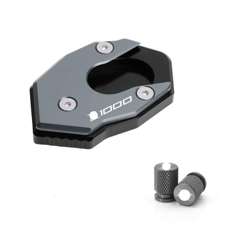 Motorrad Halterung Für Ka&was&AKI Z1000 Kickstand Extender Motorradzubehör Kickstand Seitenständer Vergrößern Fußverlängerungspolster von DORTNVYEQ