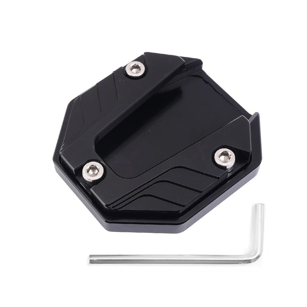 Motorrad Halterung Universal Motorrad Kickstand Extender Fuß Seite Stehen Verlängerung Pad Unterstützung Platte Anti-Skid Basis von DORTNVYEQ