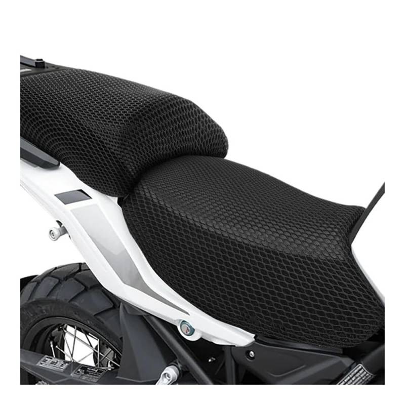 Motorrad Sitzbankbezug Für Ben&elli TRK502 TRK 502 TRK 502X Nylon Stoff Sattel Sitzbezug Motorrad Schutz Kissen Sitzbezug Atmungsaktiv Anti-Slip von DORTNVYEQ