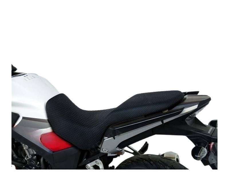 Motorrad Sitzbankbezug Für H&on&da CB500X CB500 X CB 500 X Motorradzubehör 3D-Mesh-Elastizität Schutzkissen Sitzbezug Nylonstoff Sattel S von DORTNVYEQ