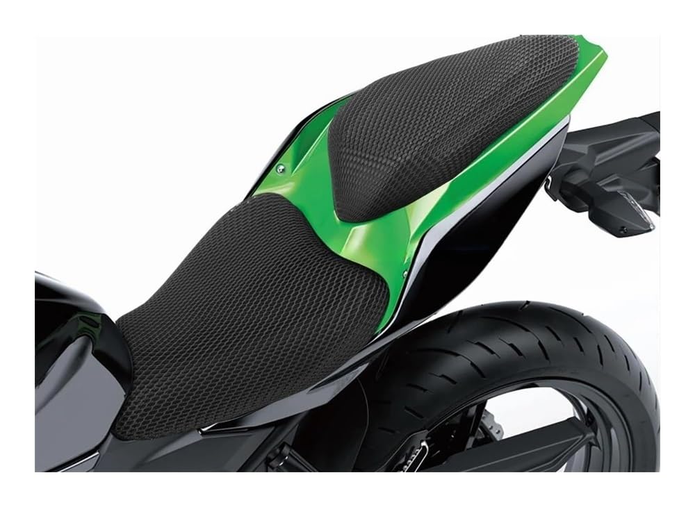 Motorrad Sitzbankbezug Für Kaw&asaki NI&nja 400 Z400 Z900 Z 900 Motorrad Zubehör Anti-Slip 3D Mesh Stoff Sitzbezug Atmungsaktive wasserdichte Kissen von DORTNVYEQ