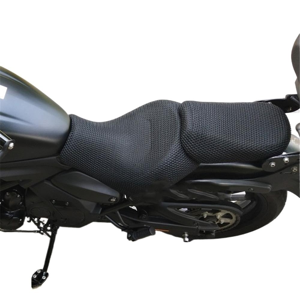 Motorrad Sitzbankbezug Für Kaw&asaki Vul&can S 650 S650 VN650 Motorradzubehör Sitzkissenbezug Net 3D Mesh Protector Isolierung Beifahrersitz von DORTNVYEQ