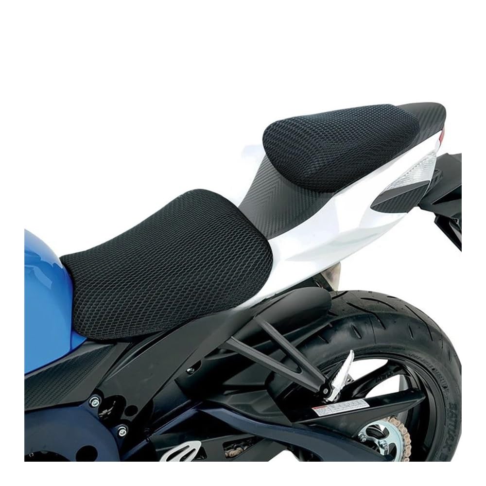 Motorrad Sitzbankbezug Für Suz&uki GSX750R GSX 750 R GSXR750 GSXR 750 Motorrad Anti-Rutsch 3D Mesh Stoff Sitzbezug Atmungsaktive wasserdichte Kissen Passform von DORTNVYEQ