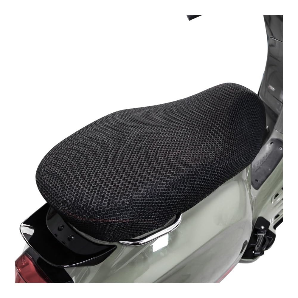 Motorrad Sitzbankbezug Für Ve&spa Primavera Sprint LX GTS GTV Motorrad Anti-Rutsch 3D Mesh Stoff Sitzbezug Atmungsaktives Wasserdichtes Kissen von DORTNVYEQ