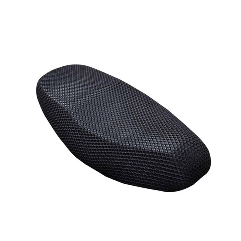 Motorrad Sitzbankbezug Motorrad 3D Atmungsaktives Mesh Schutz Kissen Sitzbezug Wärmedämmung Air Pad Abdeckung Sonnenschutz Stoßdämpfung von DORTNVYEQ