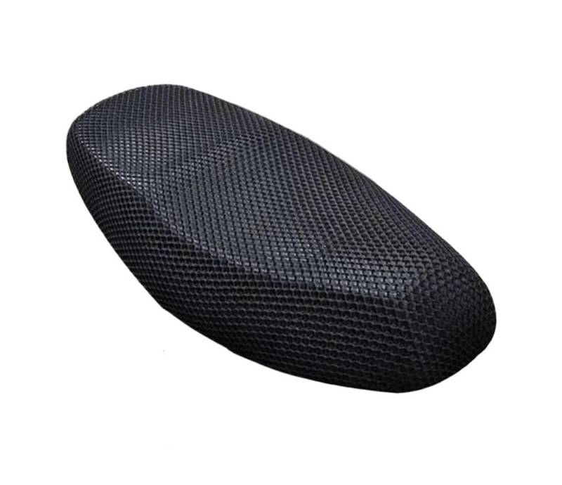 Motorrad Sitzbankbezug Motorrad Elektrische Sitzbezug 3D Mesh Stoff Sonnenschutz Roller Sitzbezug Pad Anti-Skid Honeycomb Mesh Atmungsaktive Kissen von DORTNVYEQ