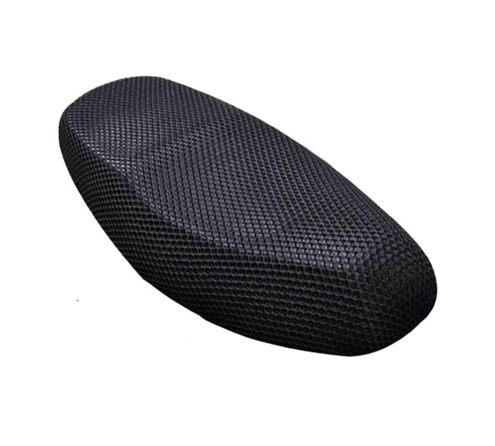 Motorrad Sitzbankbezug Motorrad Elektrische Sitzbezug 3D Mesh Stoff Sonnenschutz Roller Sitzbezug Pad Anti-Skid Honeycomb Mesh Atmungsaktive Kissen von DORTNVYEQ