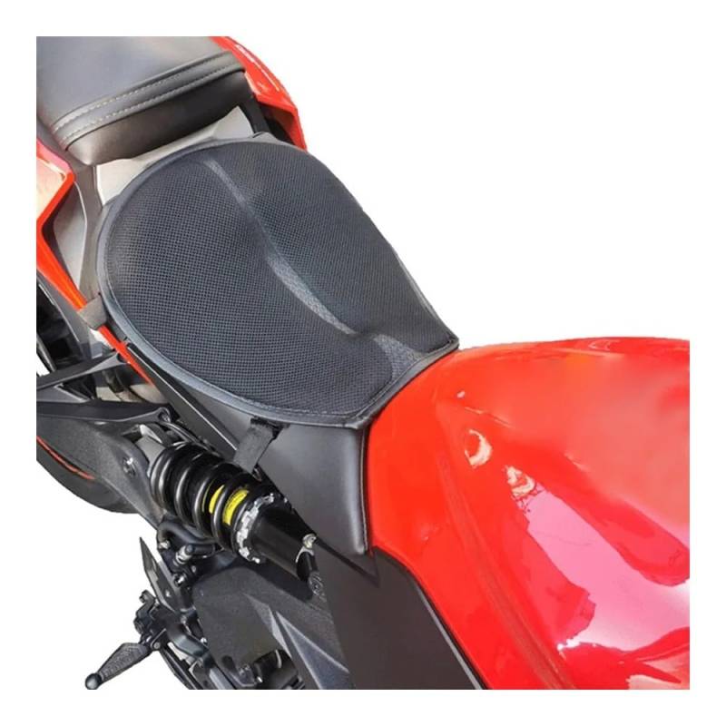 Motorrad Sitzbankbezug Motorrad-Sitzkissen, 3D-Mesh-Gewebe, Stoßfest, Atmungsaktiv, Motorrad-Sonnenschutz, Wasserdichtes Sitzpolster, Universell von DORTNVYEQ