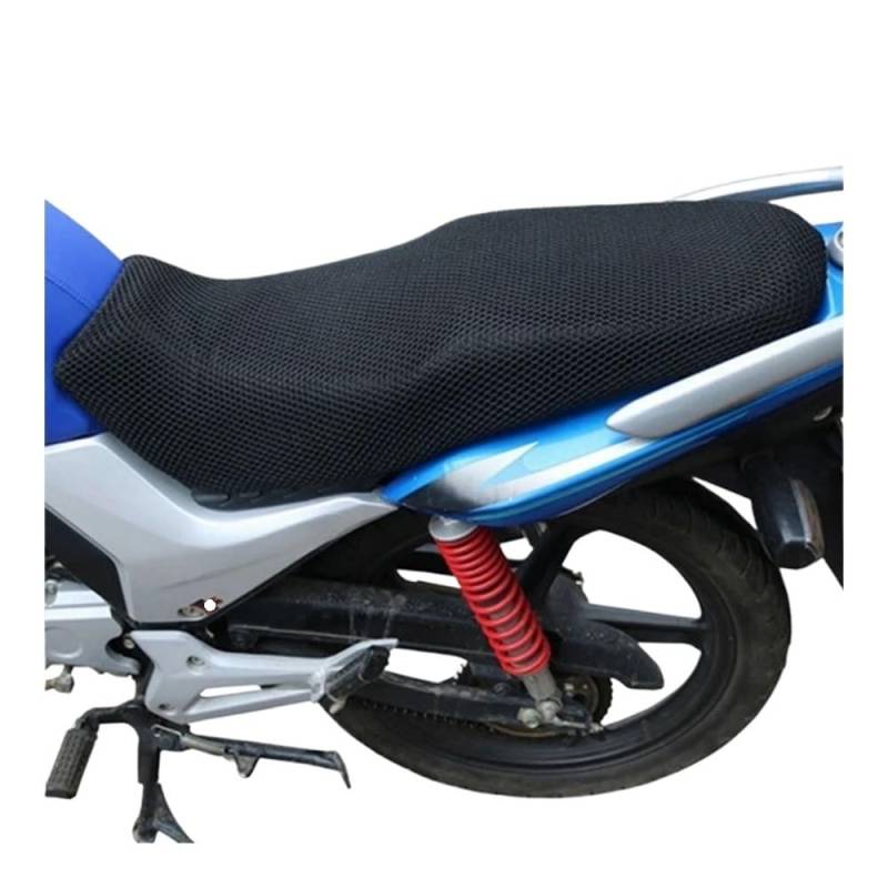 Motorrad Sitzbankbezug Motorradzubehör Motorradkissen Sitzbezug 3D Mesh Protectorl Anti-Rutsch-Kissen Mesh Net Anti-Rutsch-Pad Mesh-Sitzbezug von DORTNVYEQ