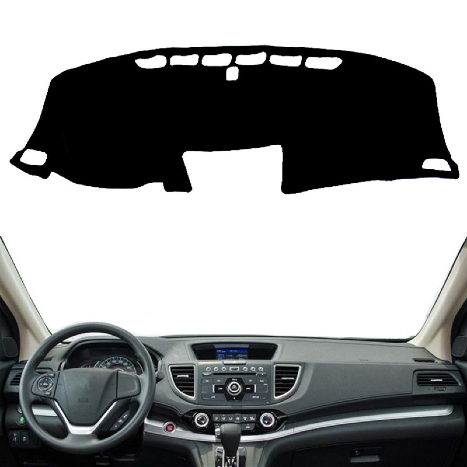 Armaturenbrett-Abdeckung, Armaturenbrett-Matte, für Honda CR-V CRV 2012–2016, Armaturenbrett-Abdeckung, Matte, Sonnenschutz, schützt Teppich, blendfrei von DOUKI