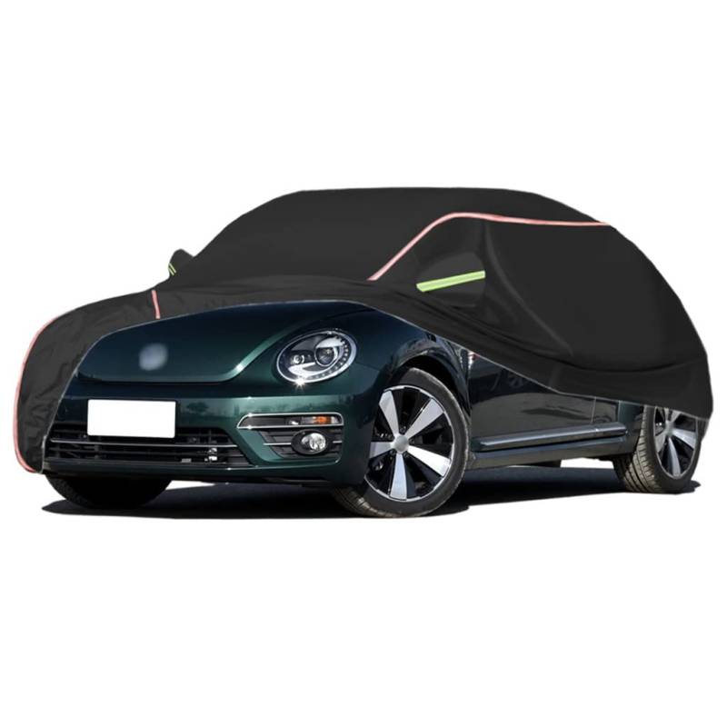 Autoabdeckung Für VW Beetle GRC Beetle R E-Bugster Beetle GSR Beetle GSR DSG Beetle Turbo Beetle 1.4 TSI Sport Beetle 2.0 TSI Sport Beetle Remix 1.2 TSI,Outdoor-Autoabdeckung, Regen- Und Winddicht, Mi von DOVOSA