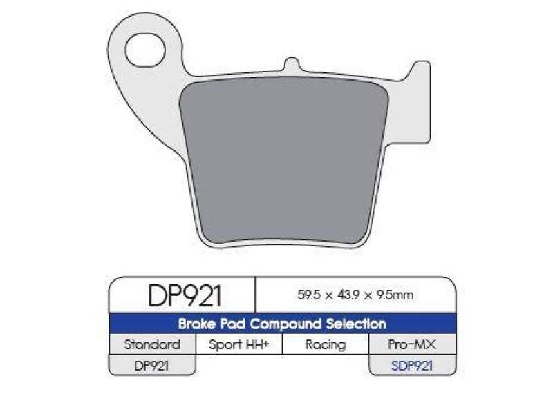 DP BRAKES Brake Pad Dp Hon Mx Rear von DP Brakes