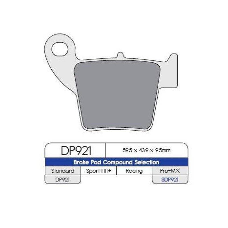 DP Brakes Bremsbeläge Hinten Honda Cr, Crf von DP Brakes