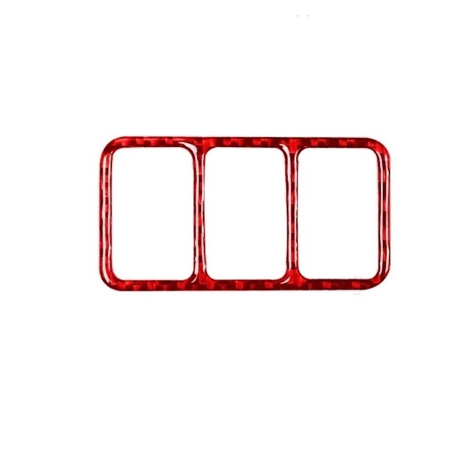 Auto Innenraum Rahmen Auto Mittelkonsole Wasser Tasse Panel Trim Abdeckung Innen Zubehör Dekorative Aufkleber Für 370-Z Z34 2009-UP Rahmenabdeckung Trim(2 Red) von DPEDFVXVMR