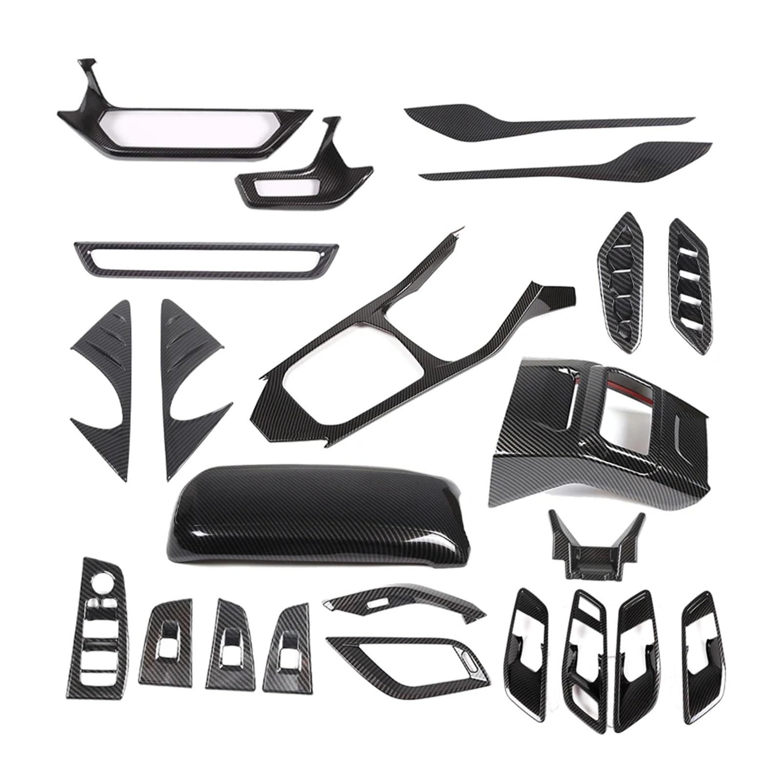 Auto Innenraum Rahmen Für 1/2 Serie F40 F44 2023 2024 Auto Innen Kit Dashboard Center Konsole Getriebe Shift Panel Abdeckung Trim Aufkleber Rahmenabdeckung Trim(1Set) von DPEDFVXVMR