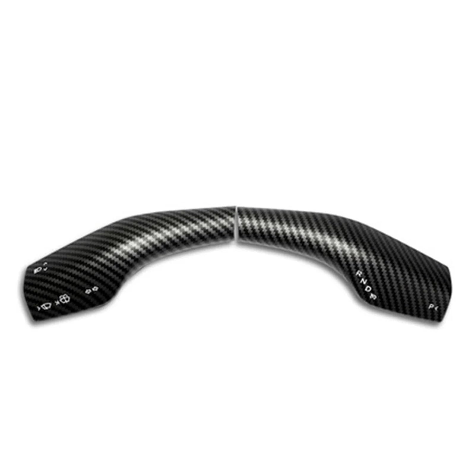 Auto Innenraum Rahmen Für T&esla Für Modell 3/Y Auto Wischer Hebel Lenkrad Schalthebel Schutz Shell Dekorative Abdeckung Rahmenabdeckung Trim(Matte Carbon Fiber) von DPEDFVXVMR