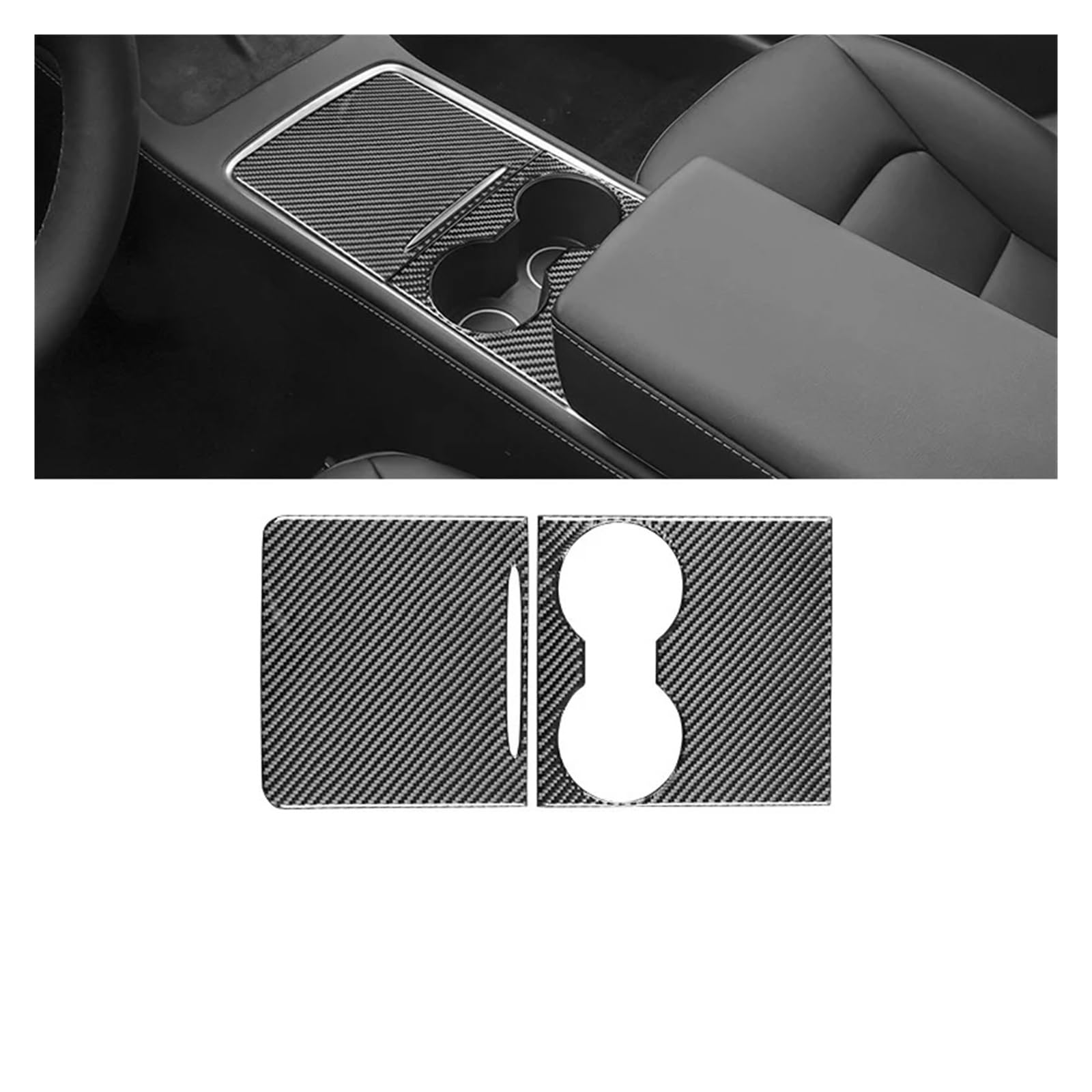 Auto Innenraum Rahmen Für T&esla Für Modell 3 Auto Lenkrad Center Säule Fenster Lift Abdeckung Trim Aufkleber Rahmenabdeckung Trim(Center Control Panel B) von DPEDFVXVMR