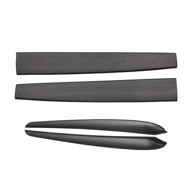 Auto Innenraum Rahmen Für T&esla Für Modell 3 Für Modell Y 2021 2022 2023 Auto Dashboard Panel Aufkleber Center Konsole Tür Dekor Trim Rahmenabdeckung Trim(1Set Matte Carbon) von DPEDFVXVMR