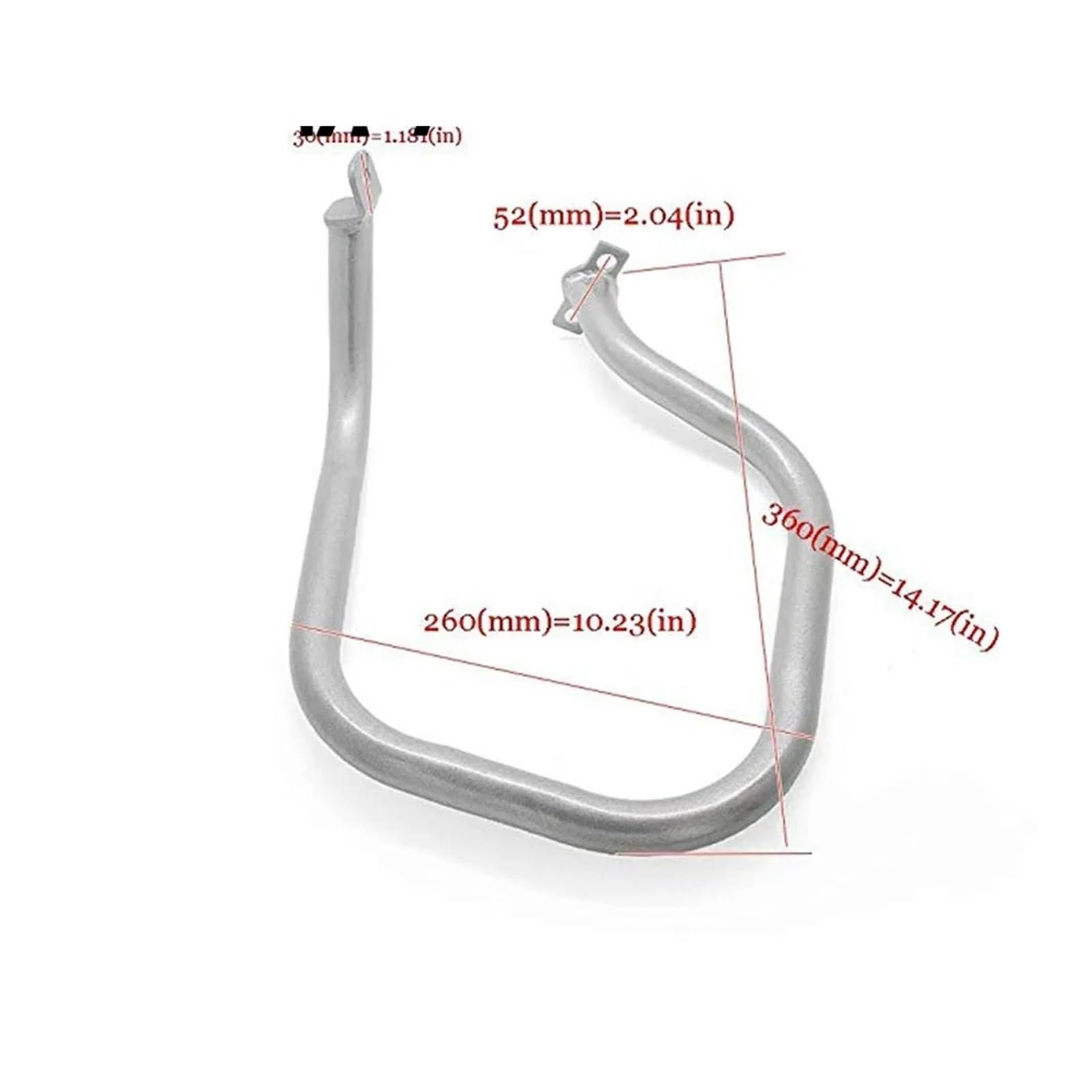 Autobahn Sturzbügel Für R1200 Für RT R 1200 Für RT R1200RT R 1200RT 2014-2020 2019 Motorrad-Motorschutzbügel Stunt-Käfigschutz Highway Crash Tank Bars Stoßstange Motorschutzbügel(Silver Rear) von DPEDFVXVMR