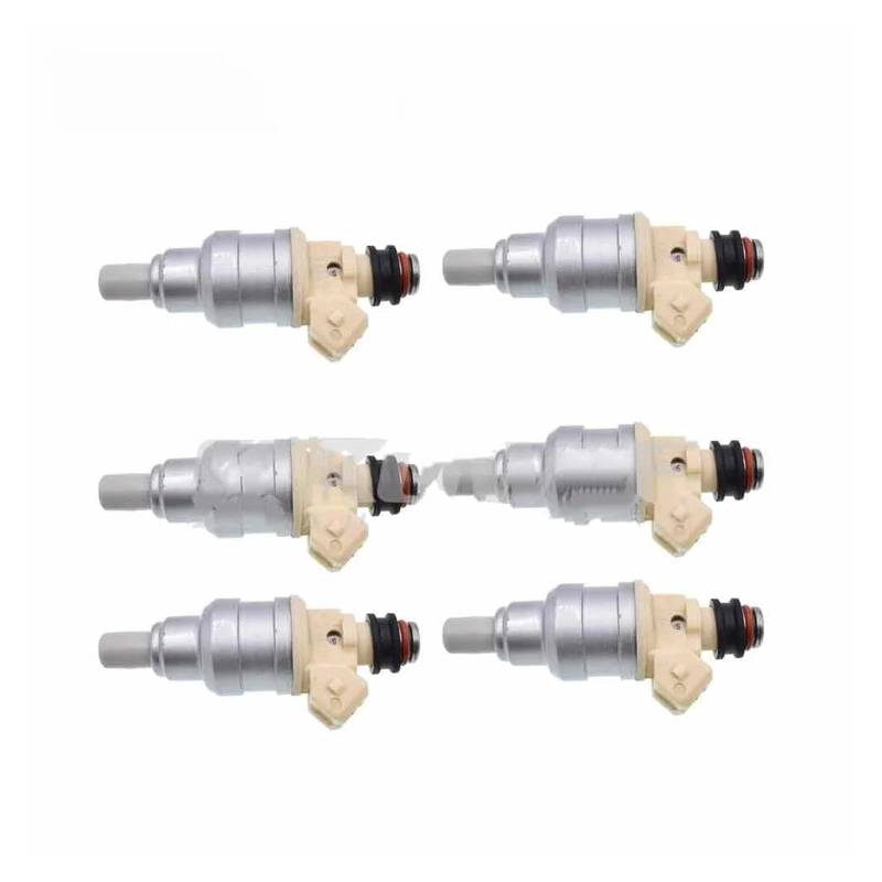 Kraftstoff Injektoren 6PCS Für Pajero Für Montero Für Shogun 6G7 2 1994 1996 V13 V23 V33 V43 L146G Auto Kraftstoff Injektor Zubehör Kraftstoff Injektion Düse MD141263 Einspritzdüsen von DPEDFVXVMR