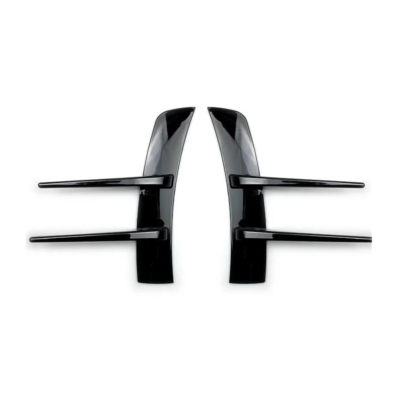 Rear Spoiler Flügel Lippe Für A-Klasse A220 A180 A200 Auto-Styling Frontstoßstangenlippe Air Vent Trim Spoiler Canards Splitter Zubehör 2St Dachspoiler Flügel(Black) von DPEDFVXVMR