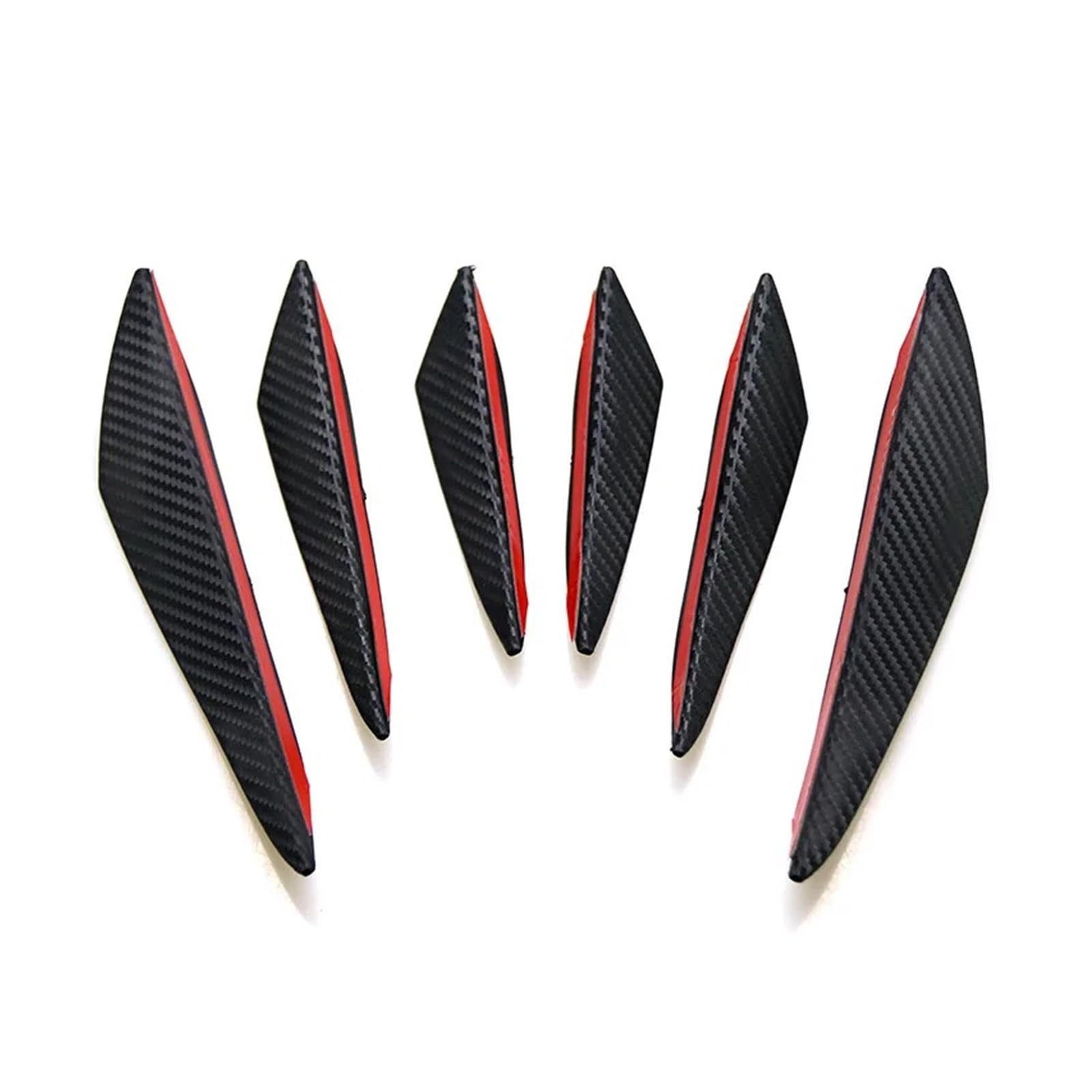 Rear Spoiler Flügel Lippe Für I10 Für I30 Für I20 Für S&ONATA Für A&CCENT Für T&ucson Für E&lantra Universal Car Frontstoßstange Lip Fin Splitter Spoiler Canard Aufkleber Dachspoiler Flügel(Carbon Fib von DPEDFVXVMR