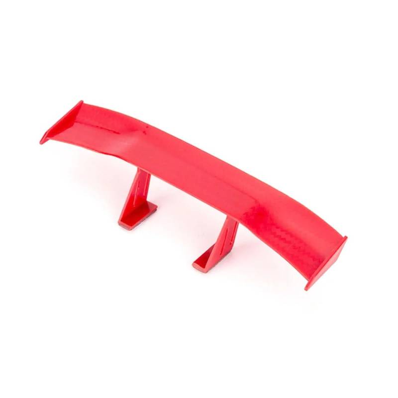 Rear Spoiler Flügel Lippe Universal Auto Heckspoilerflügel Kleines Modell Canard Tail Winglet ABS Carbon Look Heckspoiler Dachspoiler Flügel(Red) von DPEDFVXVMR