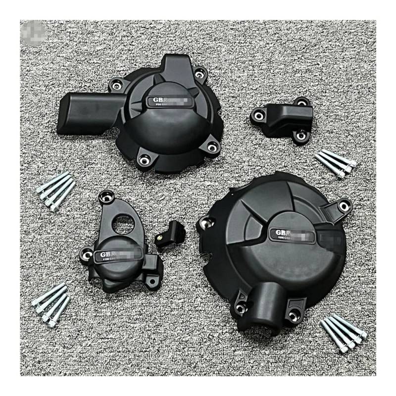 Motor Schutzabdeckung FÜR S1000RR 2019-2024 M1000RR 2021-2024 S1000R 2021-2023 M1000R 2023 Motorrad Motor Schutz Abdeckung Carbon Faser Textur von DPOGHYE