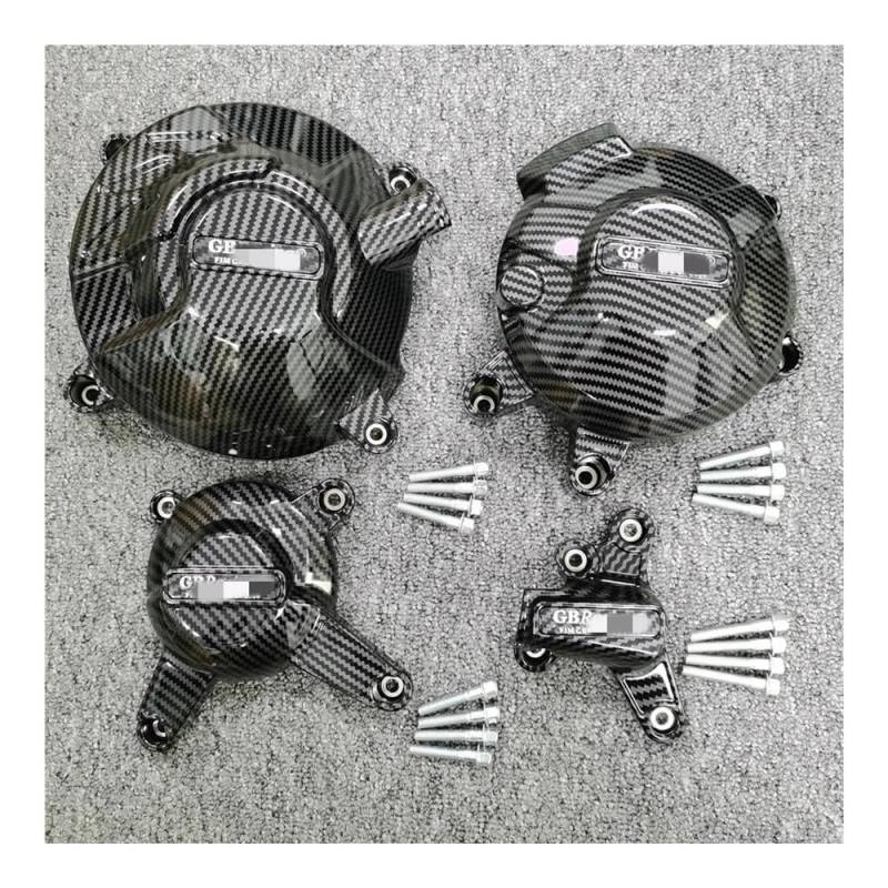 Motor Schutzabdeckung Für Ya&maha MT-09 FZ-09 Tracer Scrambler 2014-2020 XSR900 2015-2020 Motorräder Motor Schutzhülle Carbon Faser Druck von DPOGHYE