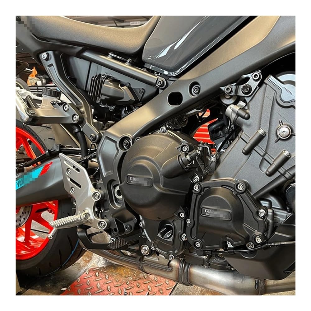 Motor Schutzabdeckung Für Ya&maha Motorabdeckung MT09 SP Tracer FZ09 2021~2024 Motorrad Lichtmaschine Kupplung Schutzabdeckung Zubehör von DPOGHYE