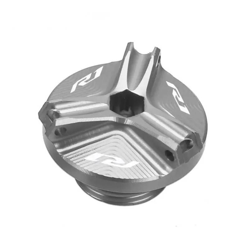 Motorrad Öleinfülldeckel FÜR Ya&maha YZF-R1 YZF R1 1998 1999 2000 2002 2003-2012 Motorrad M28 * 3 Aluminium Öl Tasse Motor Abdeckung Schraube Ölwanne Mutter von DPOGHYE