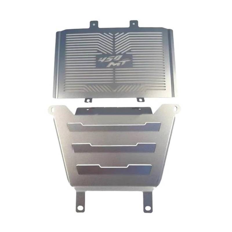 Motorräder Kühlergrill Wassertanknetz Für CF&Moto 450MT MT450 2024 Motorradzubehör Frontschild Wassertank Schutznetz Motorabdeckung Lüfterschutzgitter von DPOGHYE