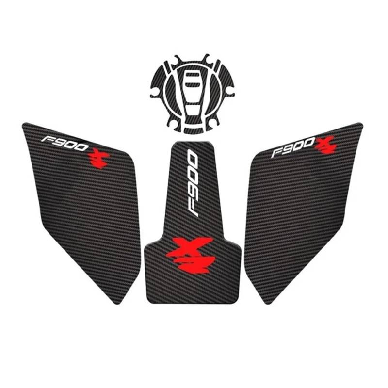 Zubehör Motorradaufkleber Für F900XR F900 XR 2020 2021 2022 2023 Anti Slip Pad Für Motorrad Kraftstoff Tank Seite Knie Protector von DPOGHYE