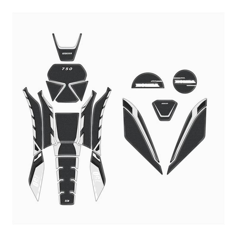 Zubehör Motorradaufkleber Für Forza750 NSS750 2021 2022 Motorrad Aufkleber Voll Kits Verkleidung Decals Motor Bike Dekoration Zubehör von DPOGHYE