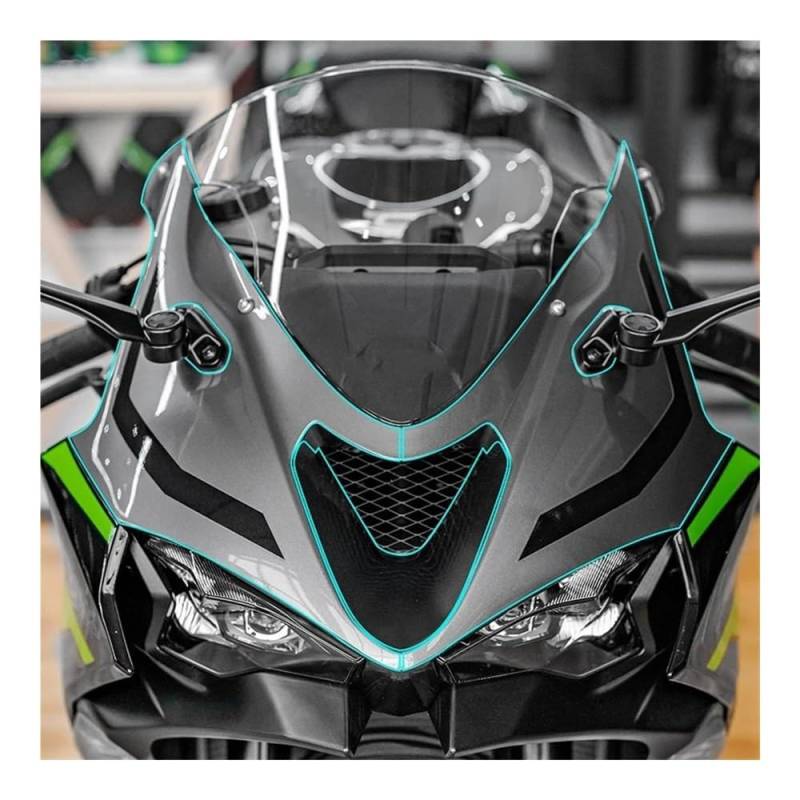 Zubehör Motorradaufkleber Für Ka&wasaki ZX-6R Fahrradzubehör Schutzaufkleber Für Motorrad-Vollkörper-transparente Schutzfolienverkleidungs-Kits von DPOGHYE