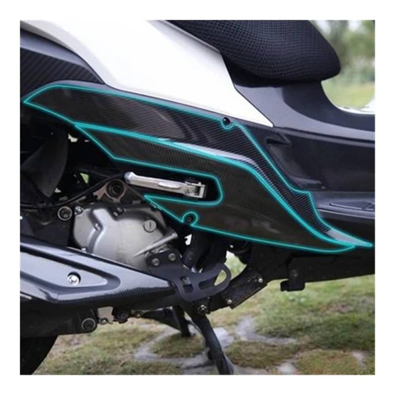 Zubehör Motorradaufkleber Für S&ym Joymax Z300i JOYMAX Z300i 2020 2021 Carbon Verkleidung Emblem Aufkleber Aufkleber Motorrad Körper Voll Kits Dekoration Aufkleber von DPOGHYE