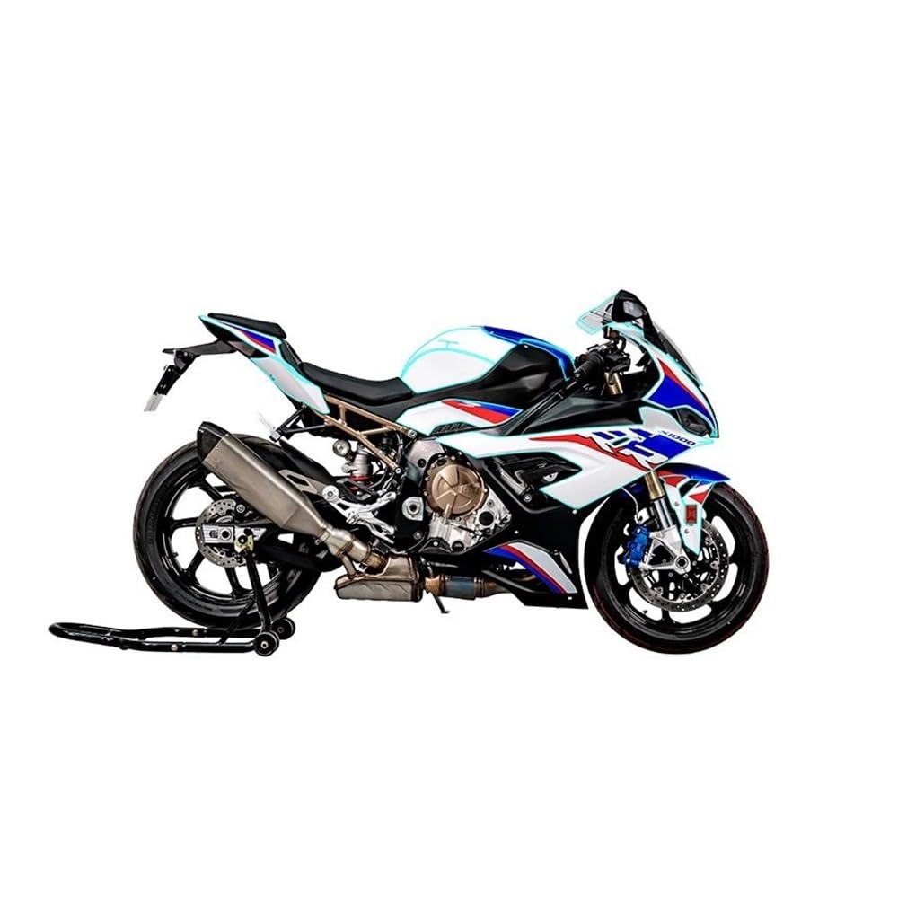 Zubehör Motorradaufkleber Für S1000RR Fahrradzubehör Schutzaufkleber Abziehbilder Motorrad Ganzkörper Transparente Schutzfolie Kits von DPOGHYE