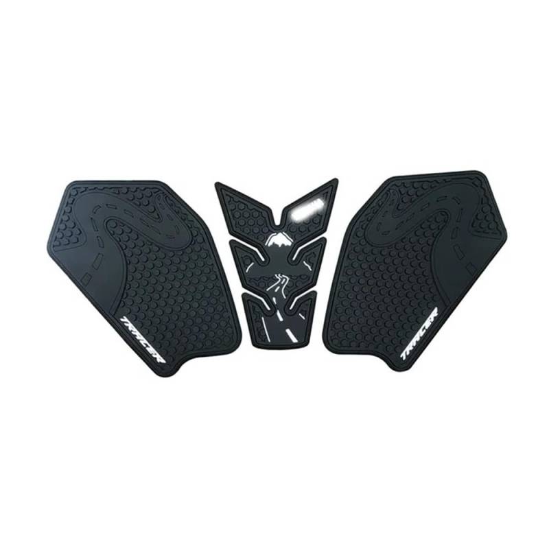 Zubehör Motorradaufkleber Für Ya&maha TRACER700 Tracer 700 Tracer 7 GT MT-07 2020 2021 Motorrad rutschfeste Seite Kraftstoff Tank Aufkleber Pad Gummi Aufkleber von DPOGHYE