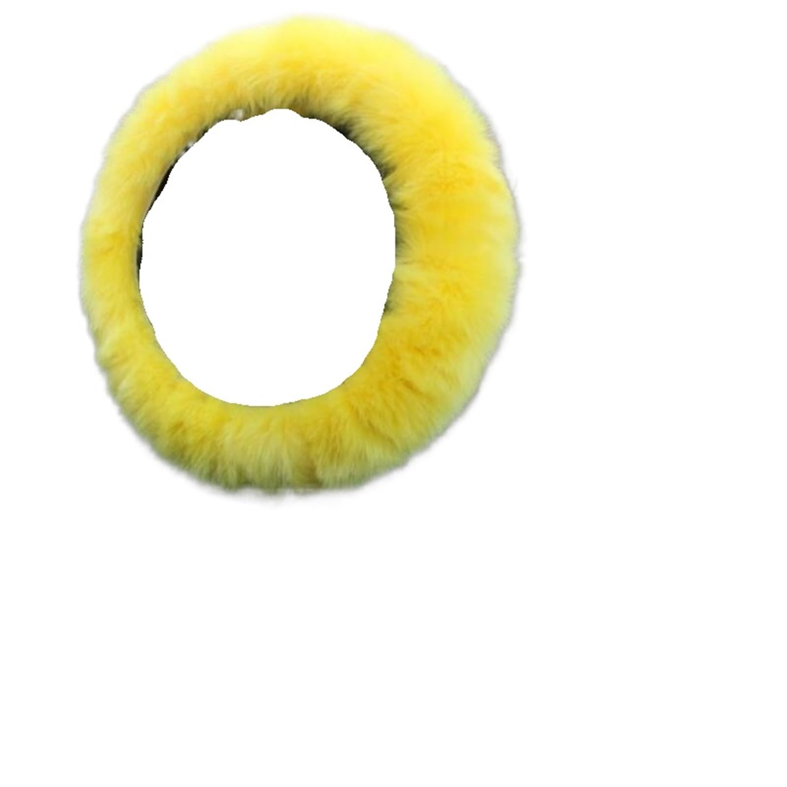 Lenkradbezug, Auto-Lenkradbezug, warm, Winter, Auto-Handbremse, Schalthebelbezug, Lenkradbezug, 38 cm, Lenkradbezüge warm (grau)(Yellow) von DPSQQ