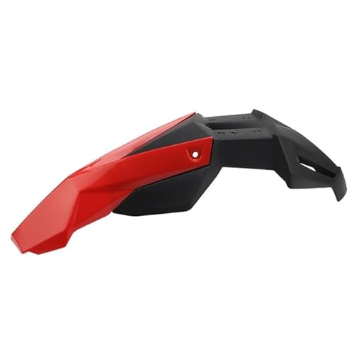 Motorrad-Kotflügel Motorrad Kotflügel Vorne Kunststoff Kit Kotflügel Motorrad Zubehör Moto Fender Garde Schutzbleche Abdeckung(Red Black) von DQSSSL