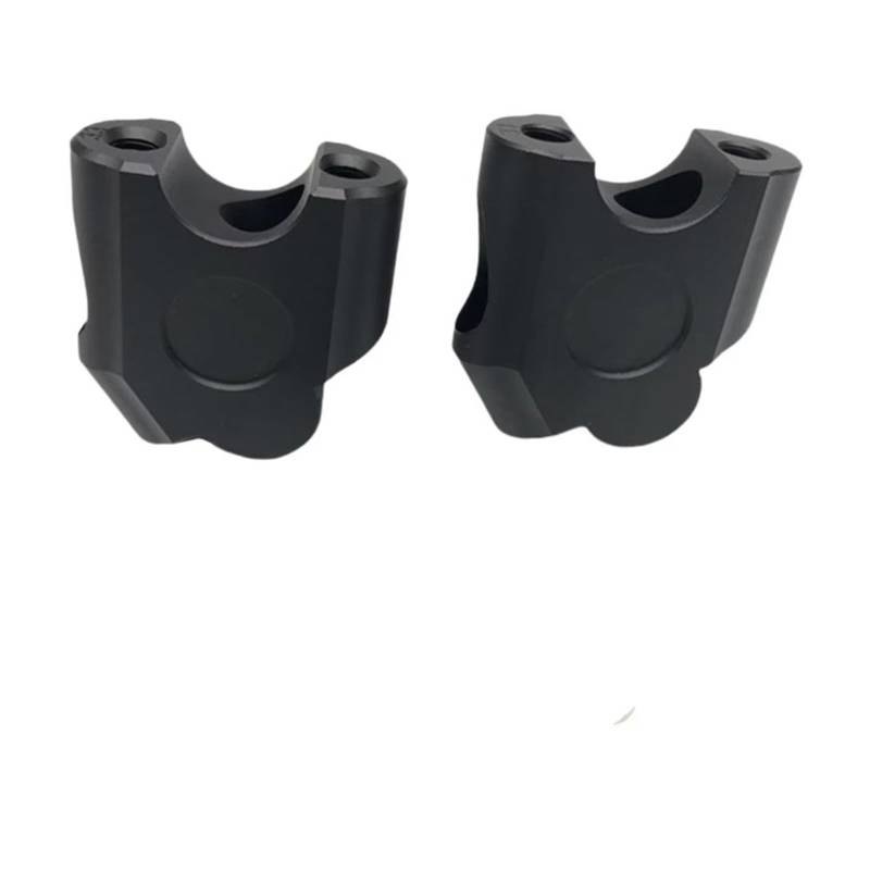 Motorrad-Lenkererhöhungen 1 Set Motorrad Lenker Riser Bar Montieren Griff Clamp 22mm 7/8 Lenkerhalterung(Black) von DQSSSL