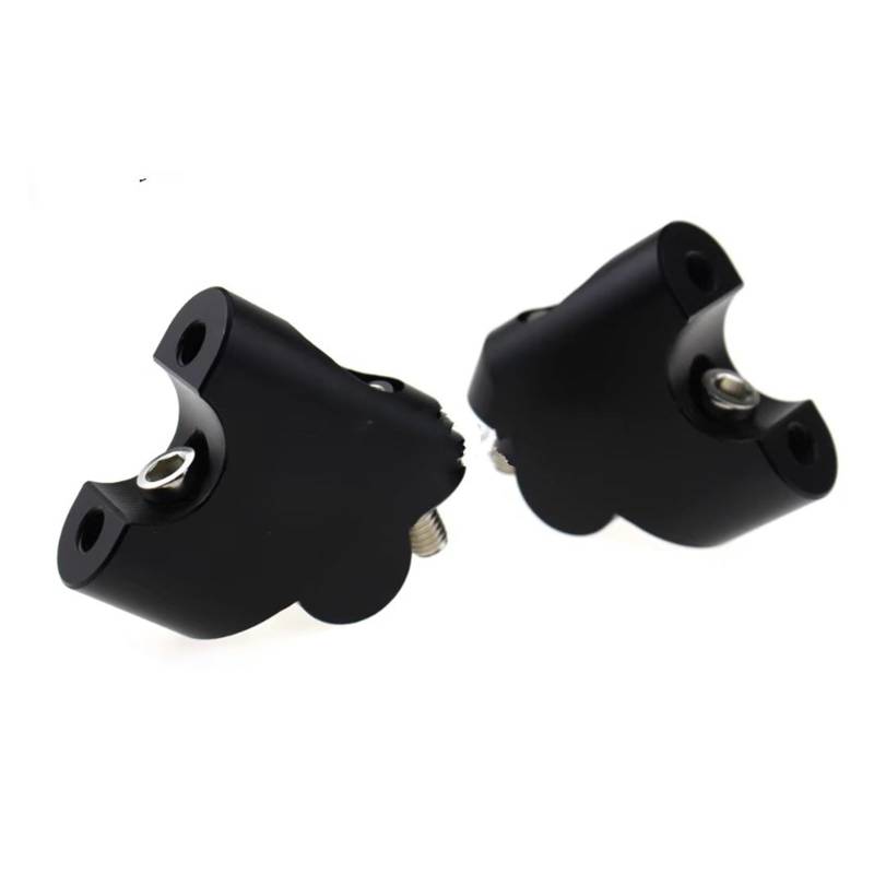 Motorrad-Lenkererhöhungen 7/8 22mm Motorrad Lenker Riser Drag Lenker Klemme Verlängern Adapter CNC Für DL250 Für DL650 Für DL1000 Für DL1050XT Lenkerhalterung(Black) von DQSSSL