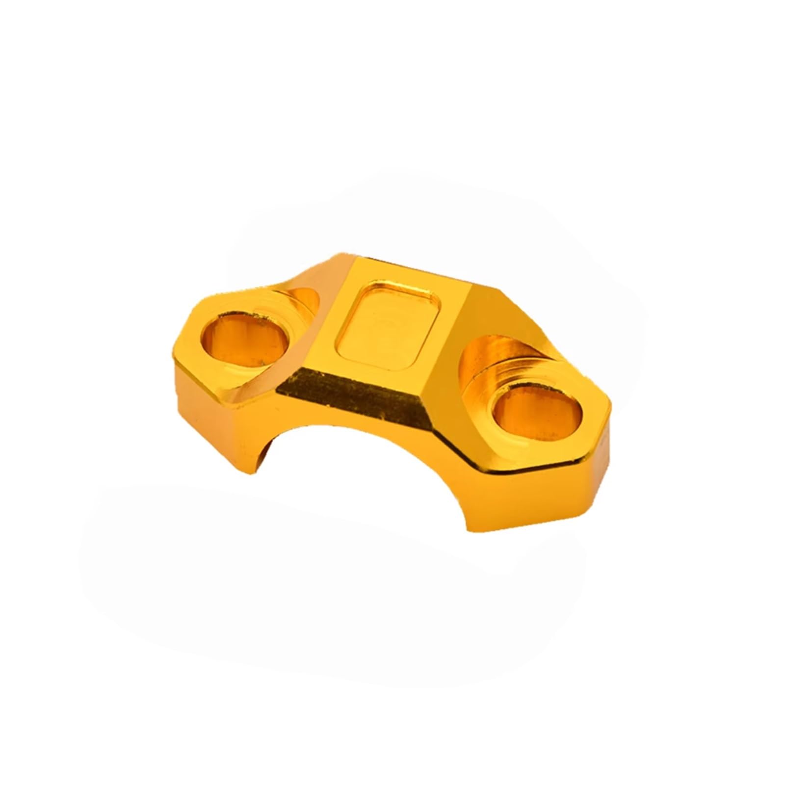 Motorrad-Lenkererhöhungen CNC 22MM Lenkerbremskupplungs-Drehstangenklemmhalterung Stopp Start Kill Schalter Für Motorrad Motocross Zubehör Lenkerhalterung(1PCS Gold) von DQSSSL