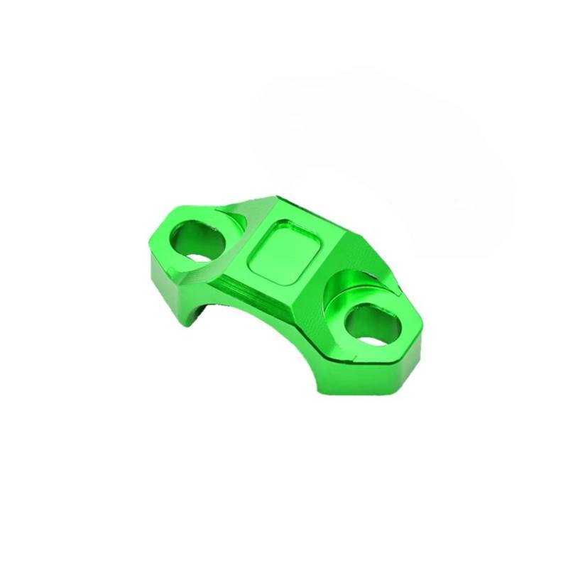 Motorrad-Lenkererhöhungen CNC 22MM Lenkerbremskupplungs-Drehstangenklemmhalterung Stopp Start Kill Schalter Für Motorrad Motocross Zubehör Lenkerhalterung(1PCS Green) von DQSSSL