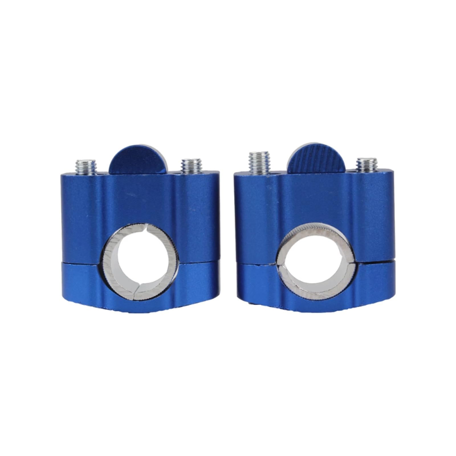 Motorrad-Lenkererhöhungen CNC 22mm 28mm Riser Motorrad Lenker Erhöhung Clamp Adapter Für 7/8 1-1/8 Pit Motorrad Lenkerklemmen Lenkerhalterung(Blue) von DQSSSL