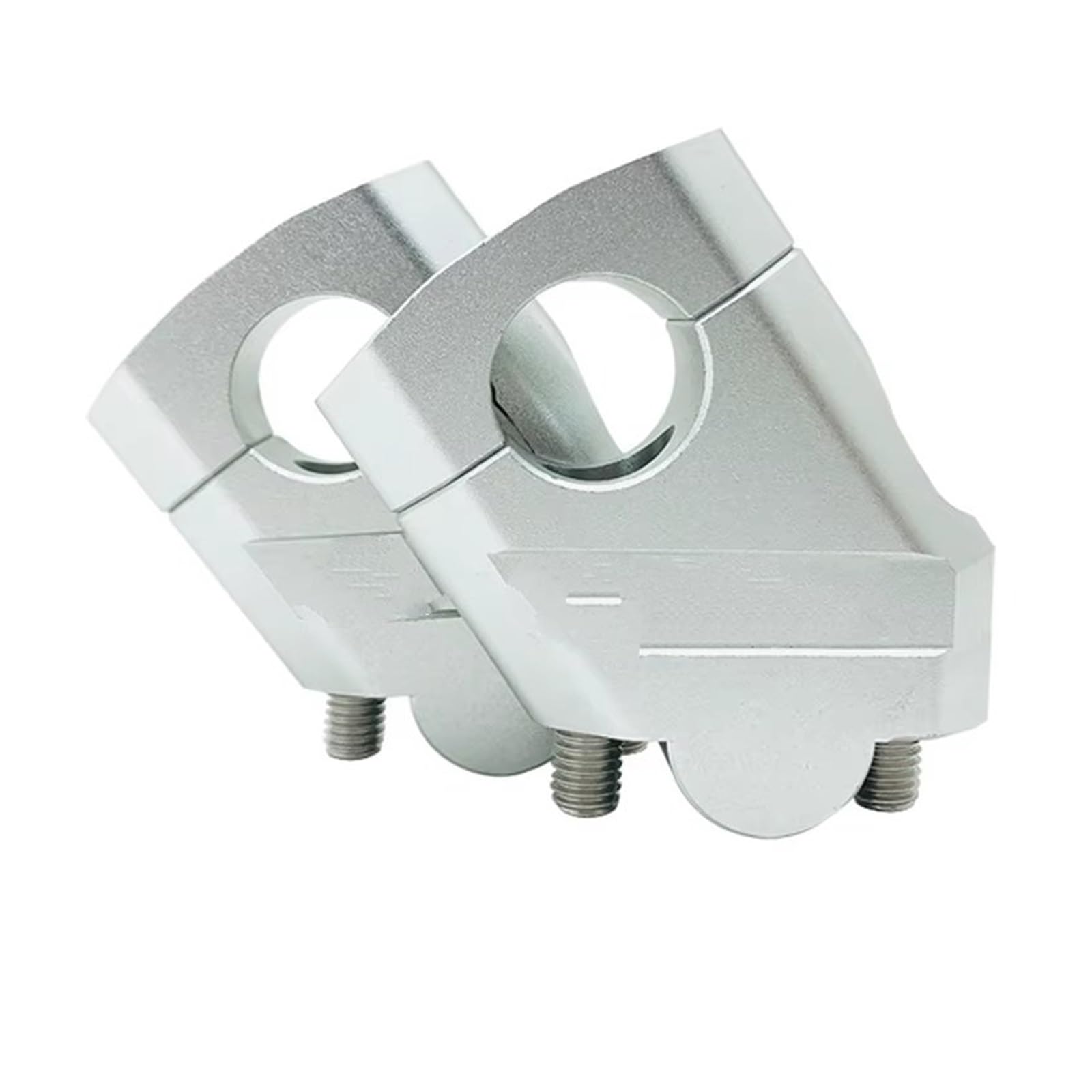 Motorrad-Lenkererhöhungen Für NC700X Für NC750X Für CBF600S Für NC700X Motorrad CNC Aluminium 22mm 7/8 Lenker Riser Montage Steigleitungen Lenkerhalterung(Silver) von DQSSSL