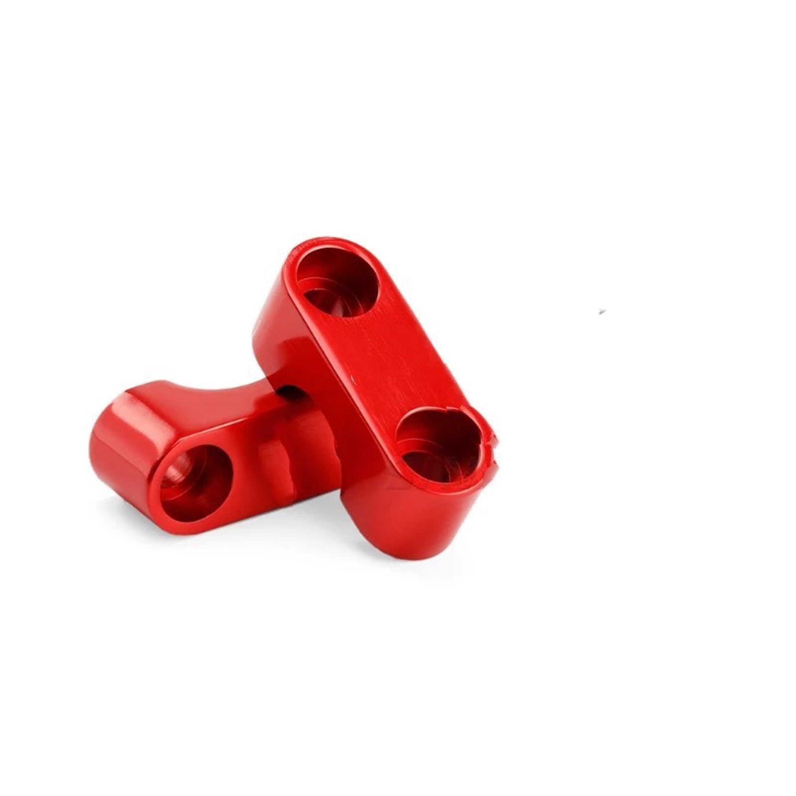 Motorrad-Lenkererhöhungen Lenker Riser Adapter Lenker Halterung Clamp Riser Motorrad Zubehör Für CR80R Für RB Für CR85R Für CR85RB Lenkerhalterung(Red) von DQSSSL